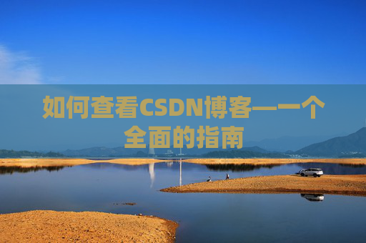如何查看CSDN博客—一个全面的指南